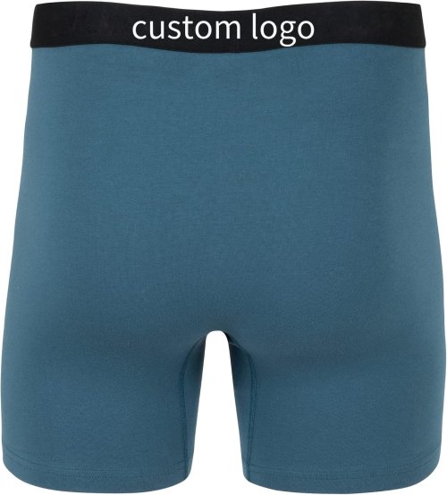 Men's Underwear Cotton Stretch | Men's Boxer Briefs Trunk | Contoured Pouch Open Fly