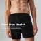 100% Cotton Men's Underwear Boxer Shorts | No Roll Waistband | Button-Fly Closure Boxers