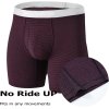 Men's Underwear Stripe Boxer Briefs | Moisture-Wicking | No Ride Up | 3d Contour Pouch
