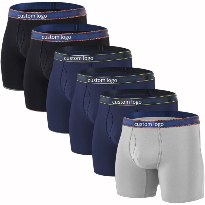 Men's Underwear Boxer Briefs | Moisture Wicking Bamboo Viscose | 3d Contour Pouch | Wide Elastic Waistband