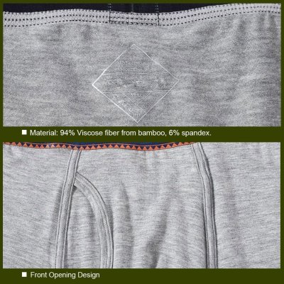 Men's Underwear Boxer Briefs | Moisture Wicking Bamboo Viscose | 3d Contour Pouch | Wide Elastic Waistband