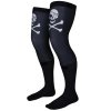Men's Boys Moto Socks Knee Brace | Micro Mesh Back Panel | Reinforced Heel for Durability