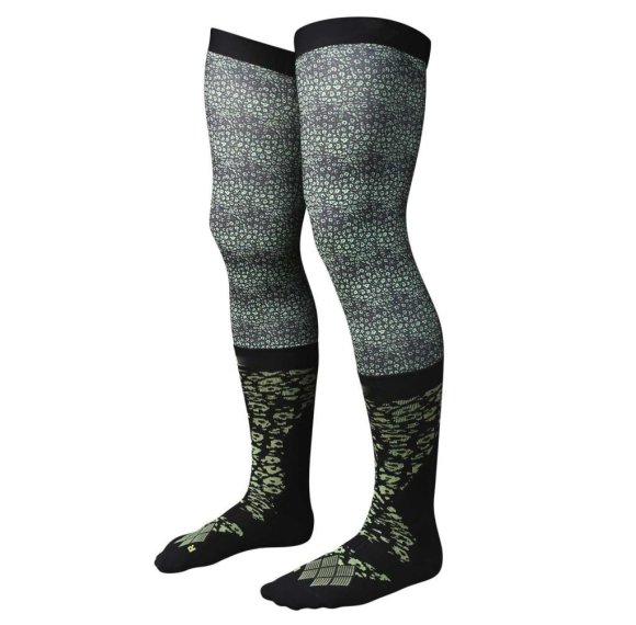 Handwear Croc Knee Brace Motorcycle Sock | Fully Cushioned Foot | Smooth Toe Seam | Stretch Mesh Ventilation