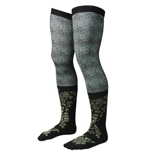 Handwear Croc Knee Brace Motorcycle Sock | Fully Cushioned Foot | Smooth Toe Seam | Stretch Mesh Ventilation