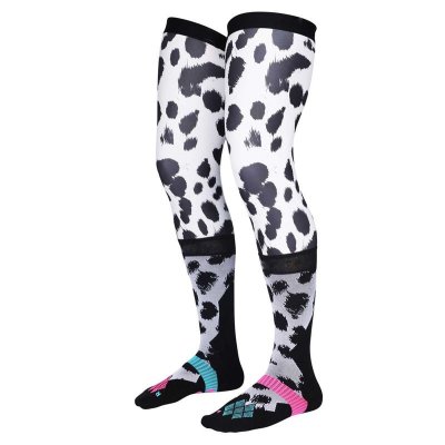 Dalmation Men's Motorcycle Socks | Breathable Lightweight | Mesh Panel For Temperature Regulation