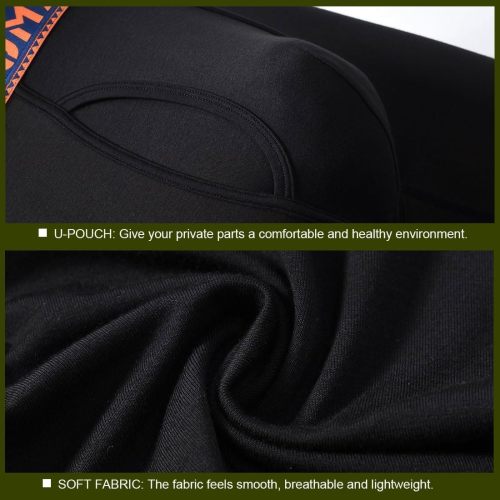 Men's Underwear Bamboo Viscose Boxer Briefs | Moisture Wicking | U-Pouch | Elastic Waistband