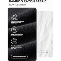 Mmen's performance boxer briefs | Soft Breathable Rayon Bamboo | No Fly Pouch | Tagless Reduce Chafing