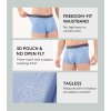 Mens Trunks Underwear | Soft Breathable Rayon Bamboo | No Fly Pouch | Tagless Reduce Chafing