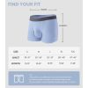 Mens Trunks Underwear | Soft Breathable Rayon Bamboo | No Fly Pouch | Tagless Reduce Chafing