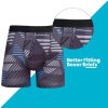 Men's Boxer Briefs | Anti-Scratch Safety Bag | No-Roll Waistband | Quick-Dry Moisture Wicking