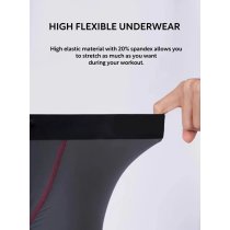 Men's Boxer Briefs | Quick Dry Athletic Boxer Briefs | Super Stretch Comfort | Tag Free Waistband