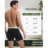 Men's Boxer Briefs Bamboo Rayon | Moisture-Wicking Underwear | 3D Pouch Support