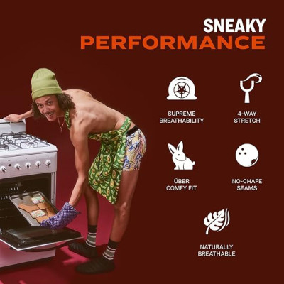 Super Fit Men's Boxer shorts | Breathable Quick-Dry Underwear | 4-Way Stretch