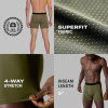 Super Fit Men's Boxer shorts | Breathable Quick-Dry Underwear | 4-Way Stretch