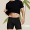 Mens Boxer Briefs 6 Inch | Moisture Wicking Underwear | Open Fly Bamboo Fabric