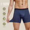Mens Boxer Briefs 6 Inch | Moisture Wicking Underwear | Open Fly Bamboo Fabric