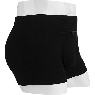 Pocket Underwear for Men | A Secret Hidden Zipper Pocket | Travel Men's Boxer Briefs