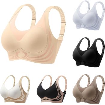 Smoothing Wireless Bras for Women | Push Up Lift Support | Super Gather Bra |  Comfort Anti-Sagging