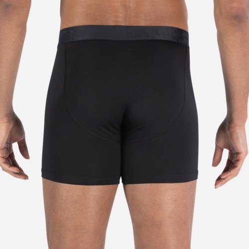 Men's Classic Icon 3-D Pouch Boxer Briefs | No-Roll Waistband | Lightweight Athletic Underwear