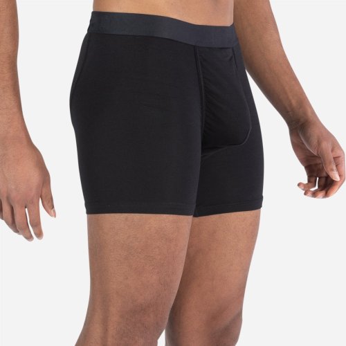 Men's Classic Icon 3-D Pouch Boxer Briefs | No-Roll Waistband | Lightweight Athletic Underwear