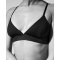 Women's Triangle Bralette | Plunge Unlined Seamless Bra | No Underwire Sexy Comfortable Everyday