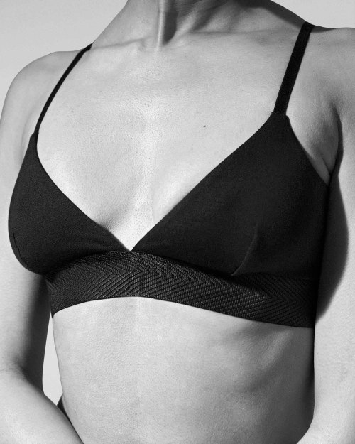 Women's Inbarely Triangle Bralette | Plunge Unlined Seamless Bra | No Underwire Sexy Comfortable Everyday