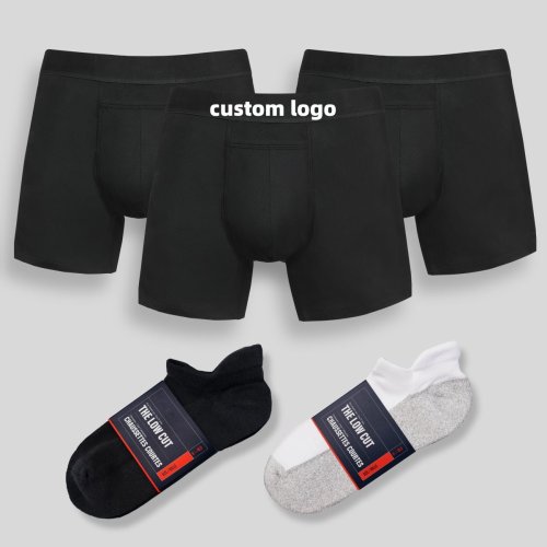 Men's Boxers and Socks Bundle | Anti Chafe Design | 3d Contouring Support