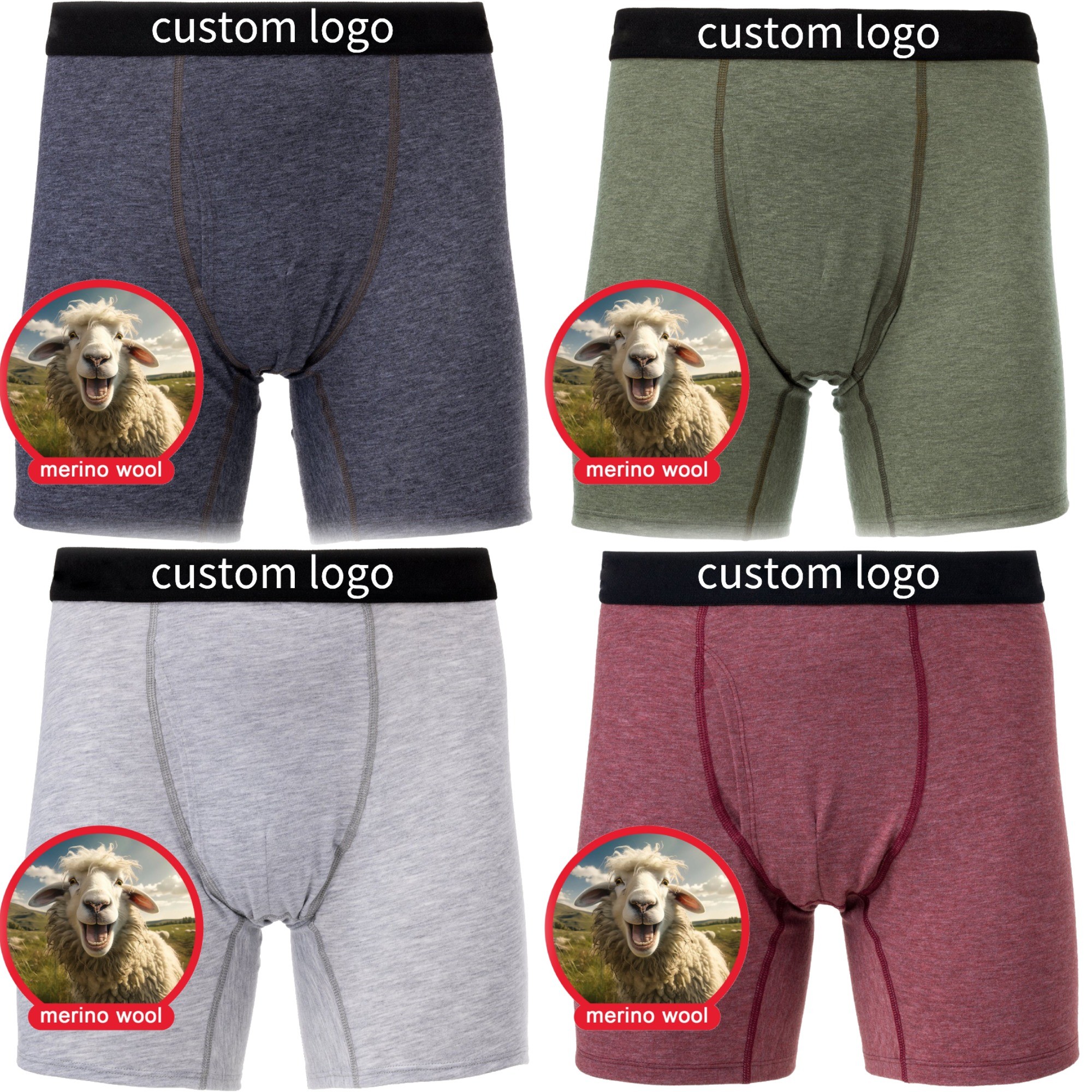 Mens Bamboo Boxers Comfortable Boxer Briefs