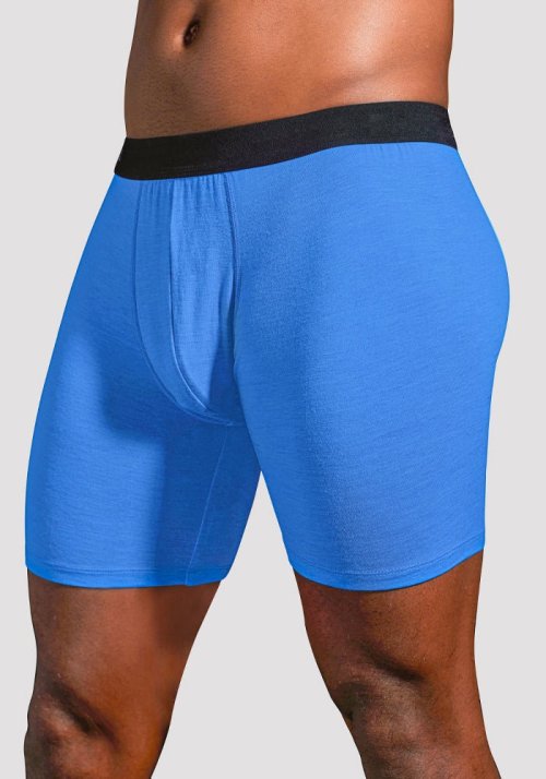 Performance Reaction Merino Boxer Briefs Men | Chafe-Free Comfort | Non-Mulesed Wool | Temperature Regulation