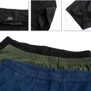 Men's Merino Wool Boxer Briefs | Hiking Running Workout | Temperature Regulation | Wicking Breathable Underwear