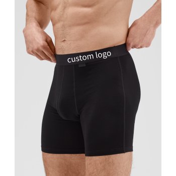 Men's Merino Wool Boxer Briefs | Antibacterial Moisture-Wicking | Temperature Regulation | Fast Drying