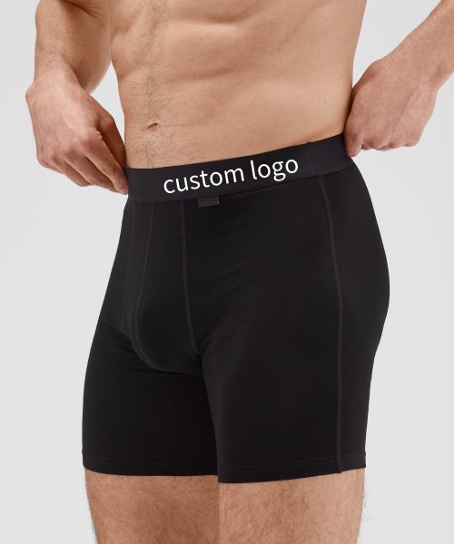 Men's Merino Wool Boxer Briefs | Antibacterial Moisture-Wicking | Temperature Regulation | Fast Drying
