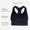 Women's Seamless Merino Wool Sports Bra | Sweat-Wicking | Naturally Antibacterial