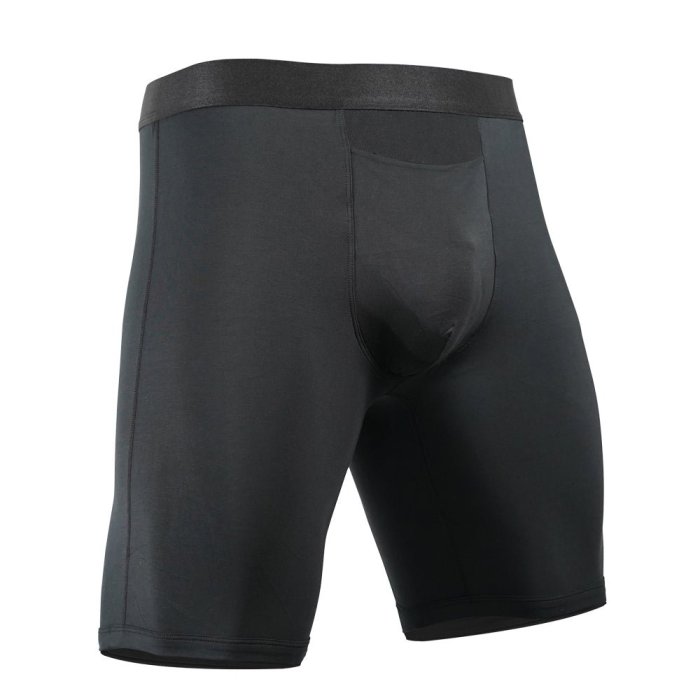 Men's 8" Sports Performance Boxer Brief | Dual Ball Pouch Athletic Fit | Underwear With Fly For Men