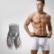 Athletic Men Long Boxer Underwear | U Convex Mesh Breathable | Wear-Resistant Legs Men Boxershorts