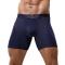 Athletic Men Long Boxer Underwear | U Convex Mesh Breathable | Wear-Resistant Legs Men Boxershorts