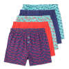 Boys Boxer Underwear | Soft Pre-Washed Knit Cotton | No Harmful Chemicals | Faux Fly With Button