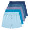Boys Boxer Underwear | Soft Pre-Washed Knit Cotton | No Harmful Chemicals | Faux Fly With Button