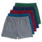 Boys Boxer Underwear | Soft Pre-Washed Knit Cotton | No Harmful Chemicals | Faux Fly With Button