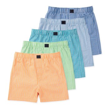 Boys Woven Boxer | Loose Comfort Underwear | Functional Fly | 100% Pure Cotton
