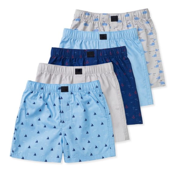 Boys Woven Boxer | Loose Comfort Underwear | Functional Fly | 100% Pure Cotton