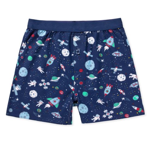 Custom Printing Boy's Boxer Underwear | Looser Relaxed Fit | Functional Button Fly | Breathable Moisture-Wicking