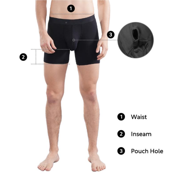 Slip homme en rayonne de bambou à imprimé fleuri | Respirant, ultra doux et confortable | Ceinture élastique confortable
