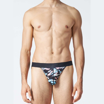 Blossom Prints Bamboo Rayon Men Briefs | Breathable Super Soft Comfort | Elastic Comfort Waistband Men's Briefs