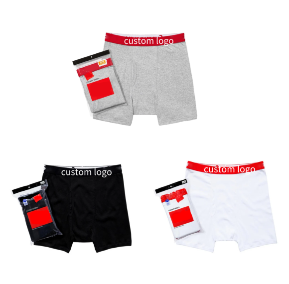 Cotton Stretch Mens Boxer Briefs With Fly | Breathable And Fresh Underwear | Men's Ultra-Comfortable Underwear
