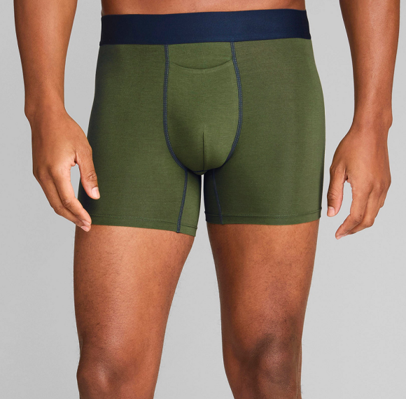 Men's Cool Cotton Trunk 4" Underwear | Breathable Moisture-Wicking | Men's Underwear For Travel