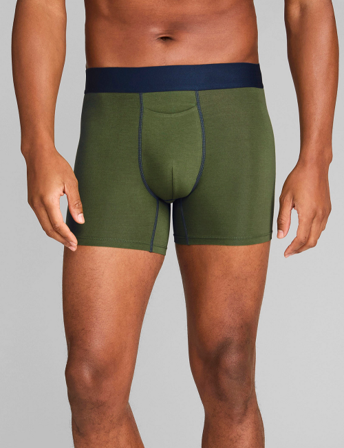 Men's Cool Cotton Trunk 4" Underwear | Breathable Moisture-Wicking | Men's Underwear For Travel