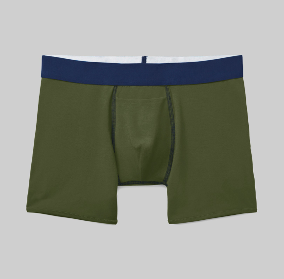 Coole Baumwoll-Unterhose für Herren, 10,2 cm | Atmungsaktiv, feuchtigkeitsableitend | Herrenunterwäsche für die Reise