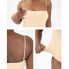 Activewear Gym Wear High Cut Women Thong Jumpsuit | Removable Strap Double Layer Wide Scoop | High-Cut Leg Opening