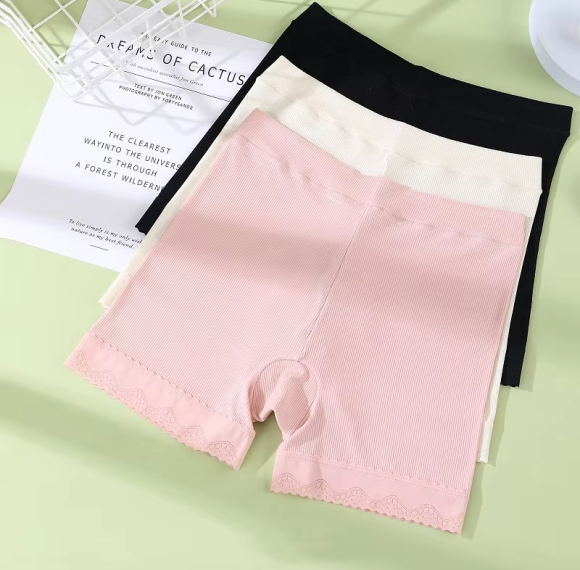 Plus Size Girls Safety Shorts Panties | Breathable  Boxer Underwear | Seamless Elasticity For Yoga Sports
